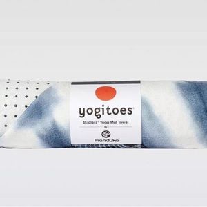 Manduka Yogitoes Yoga Towel- Tie Dye Navy- NWT